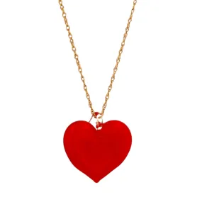 14k Cupid heart with Singapore chain-528393