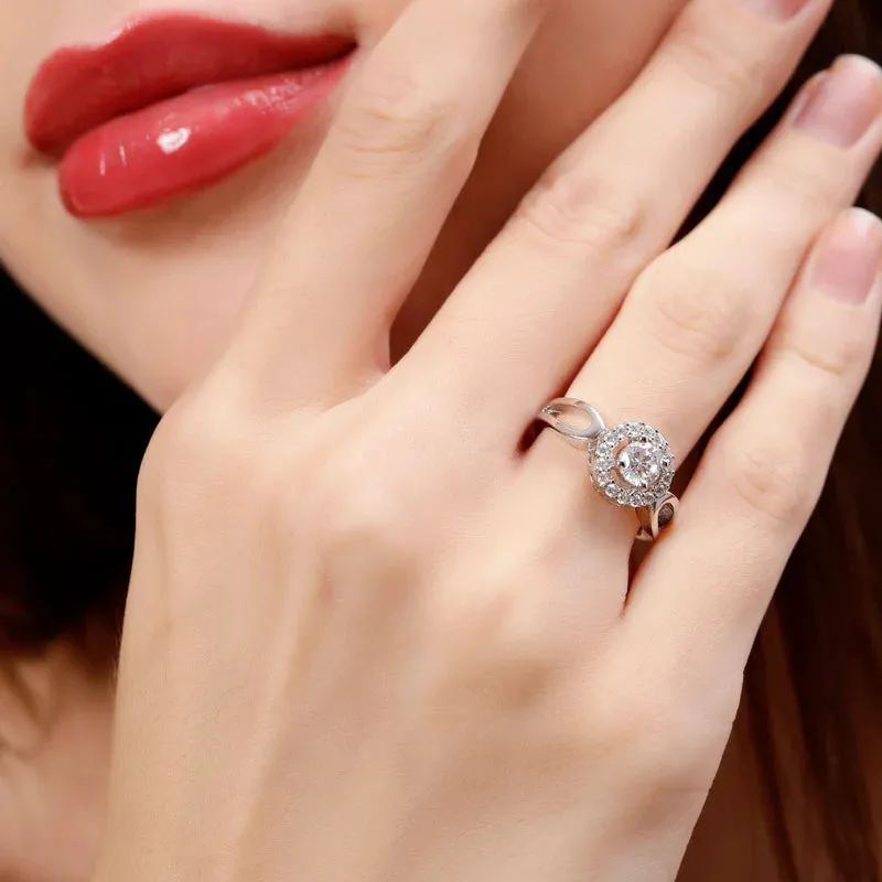 925 Pure Starling Silver Glamaeria and Classy Status Special Couple's Ring