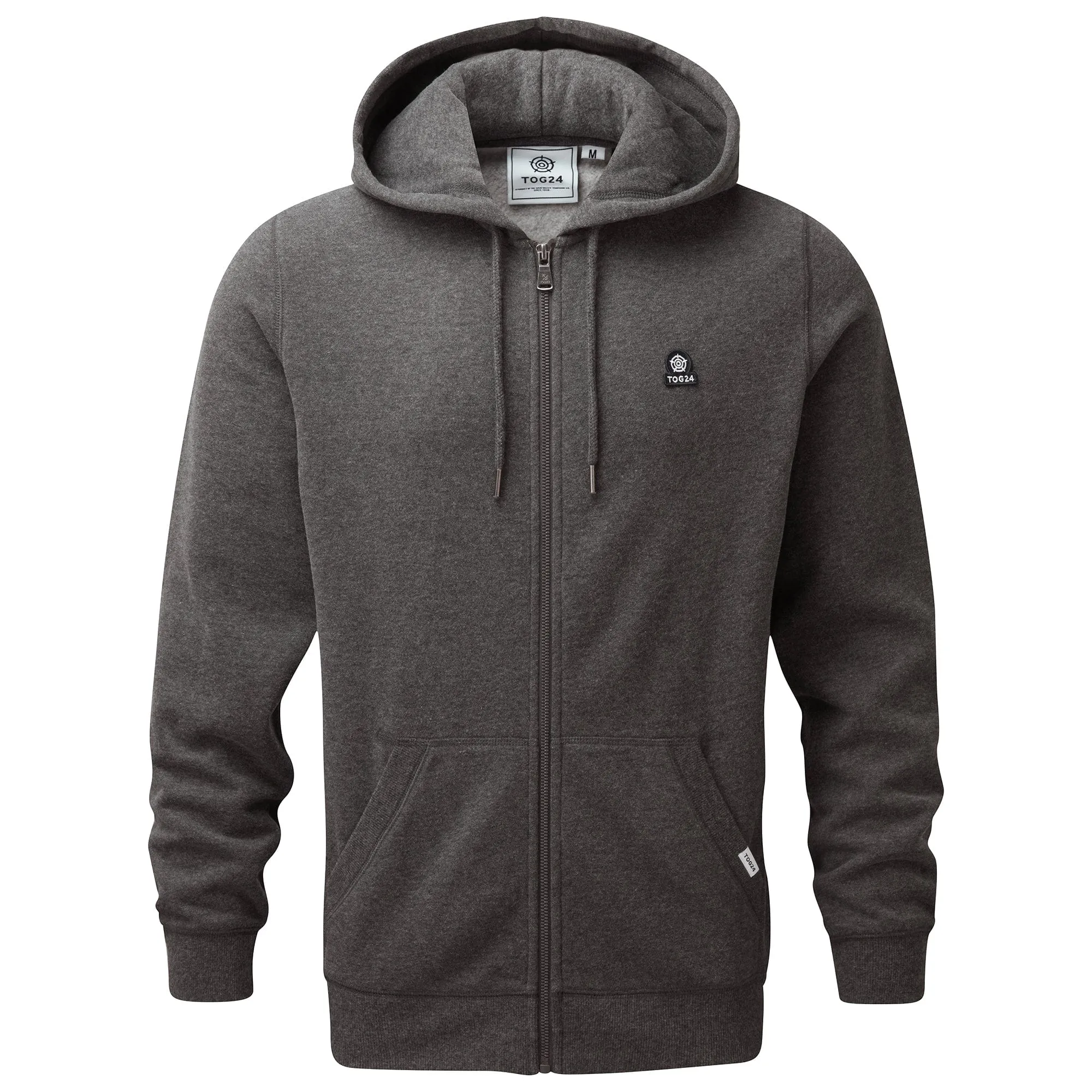 Alden Mens Hoody - Dark Grey Marl