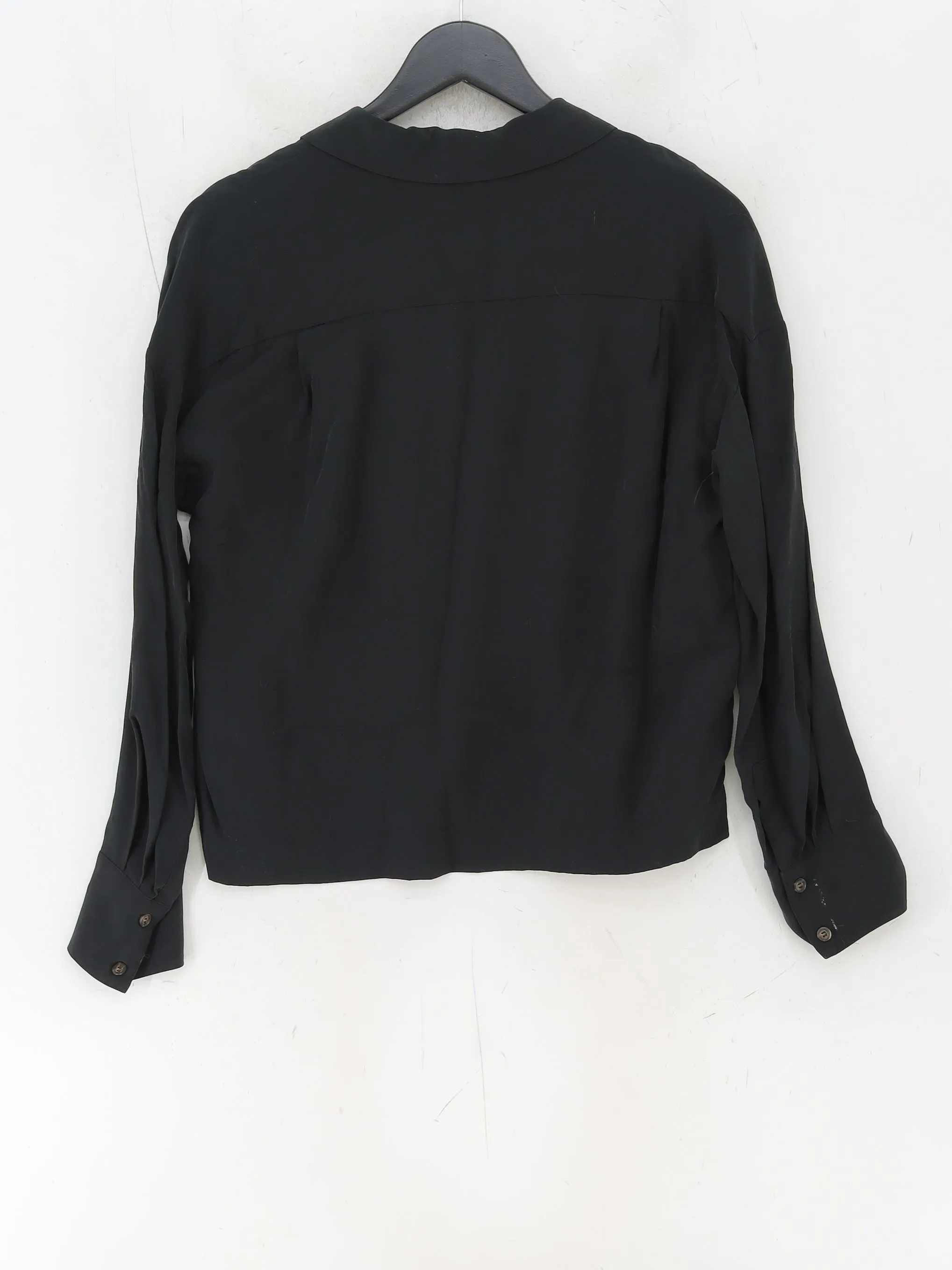 & Other Stories Women's Blouse UK 6 Black Other with Viscose