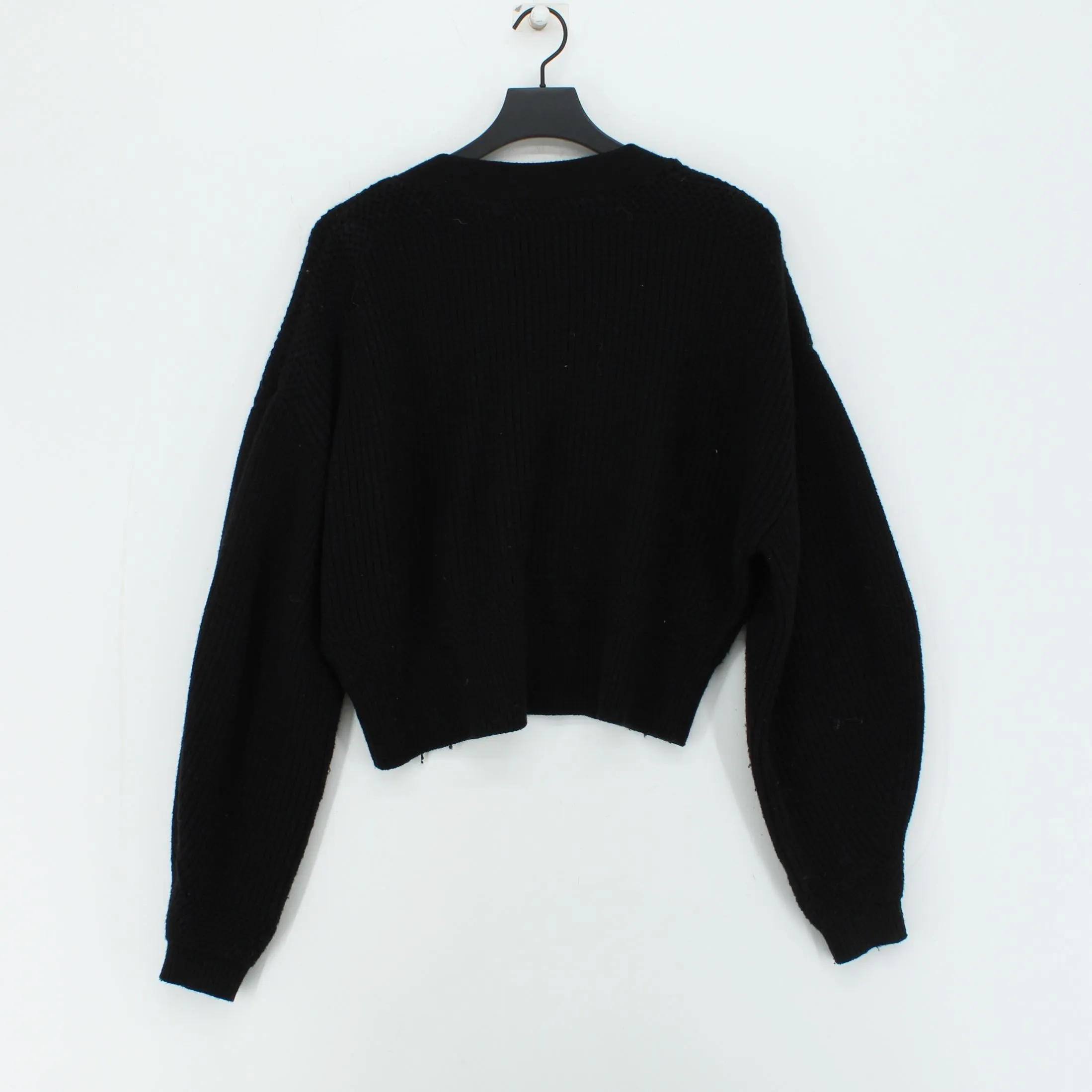 & Other Stories Women's Cardigan S Black Polyamide with Wool