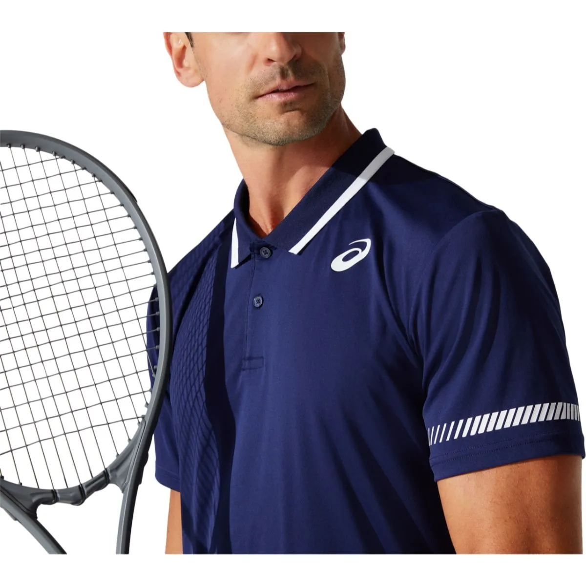 Asics Court M Polo Shirt Peacoat    