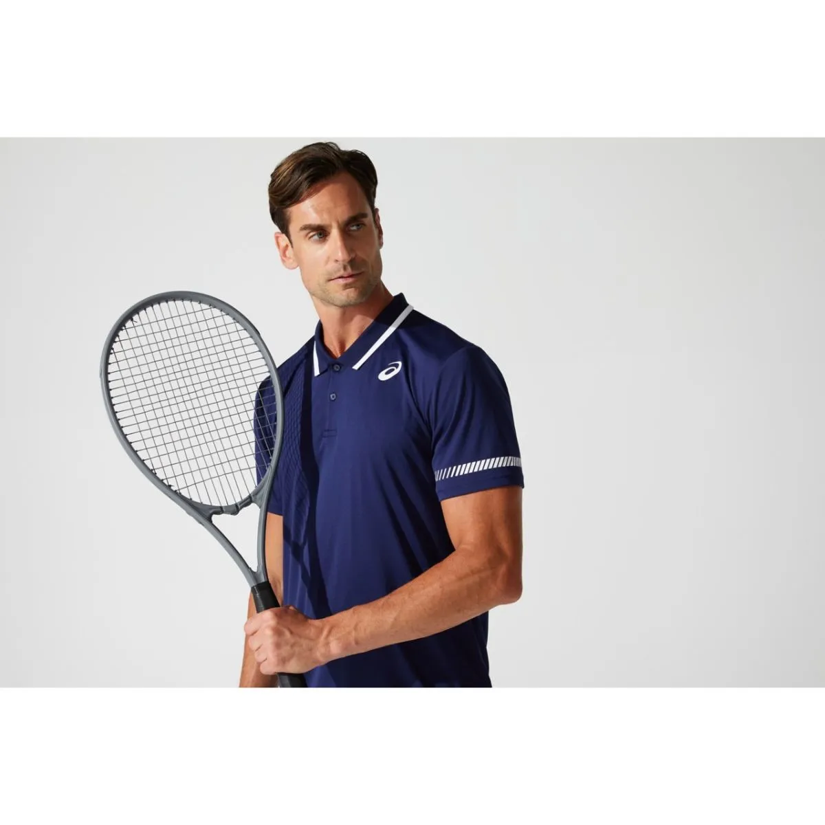 Asics Court M Polo Shirt Peacoat    