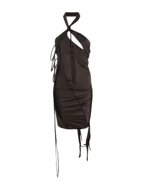 ASYMMETRIC MULTI STRAP DRESS