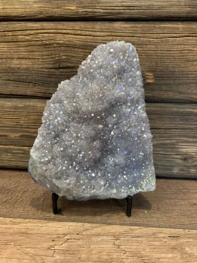 Aura Druzy Amethyst cluster