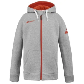 Babolat Exercise Junior Hood Jacket 3002 - High Rise Heather