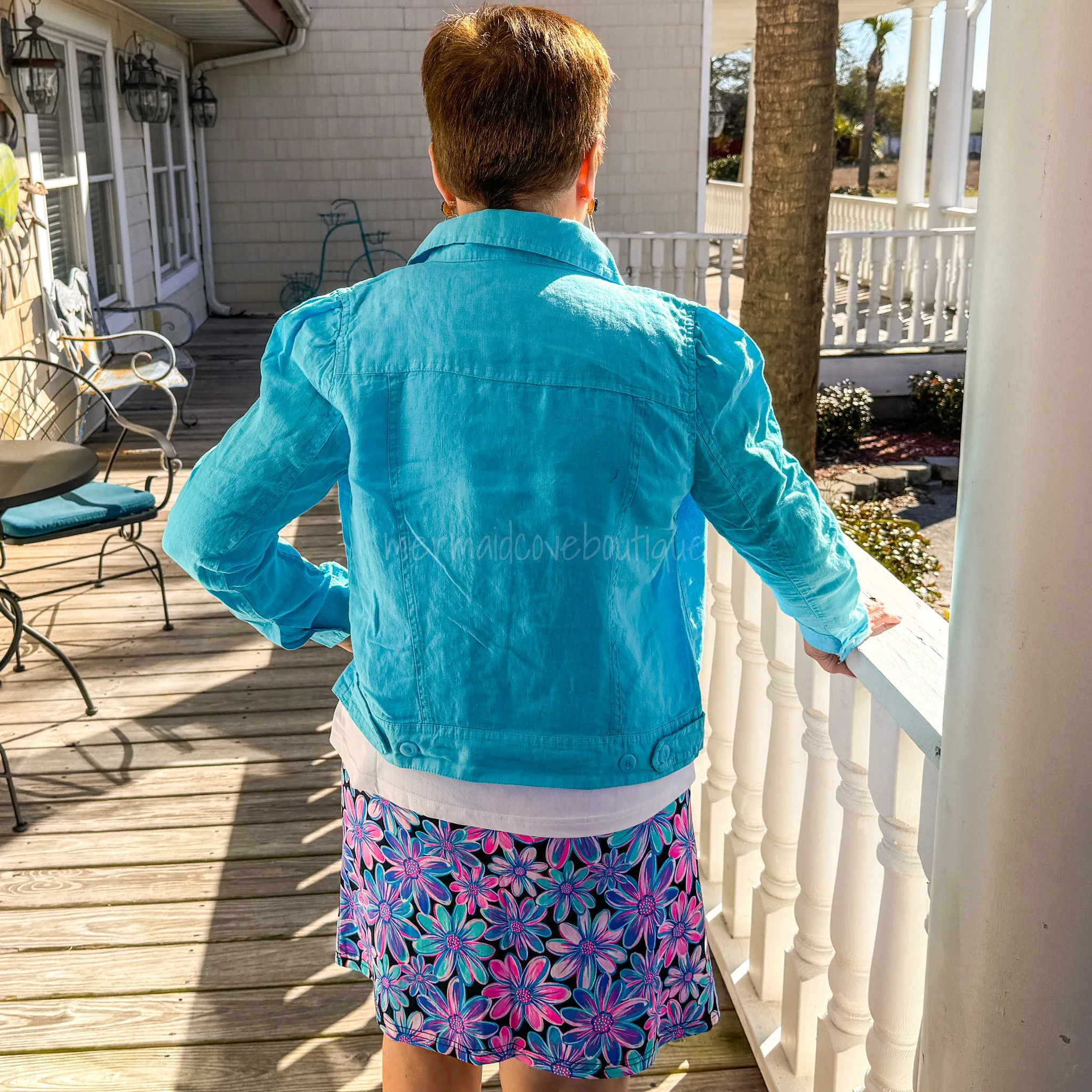 Beachtime Travel Jacket in Tahiti Turquoise