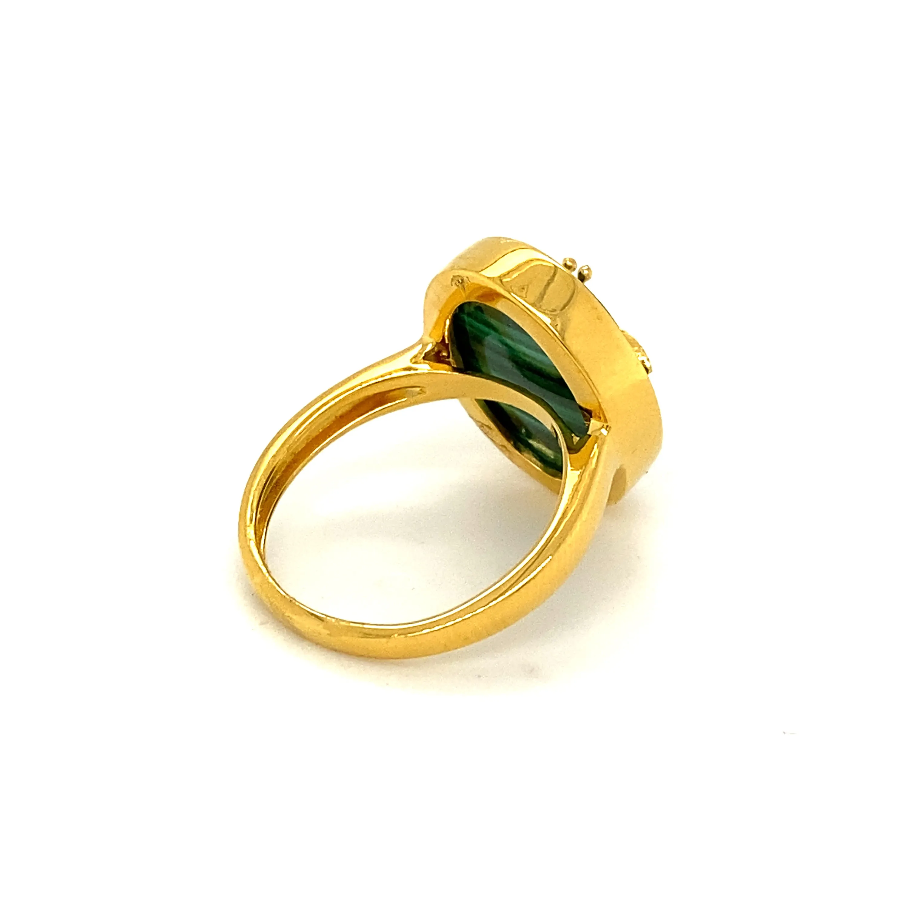 Bee Motif Gemstone Ring