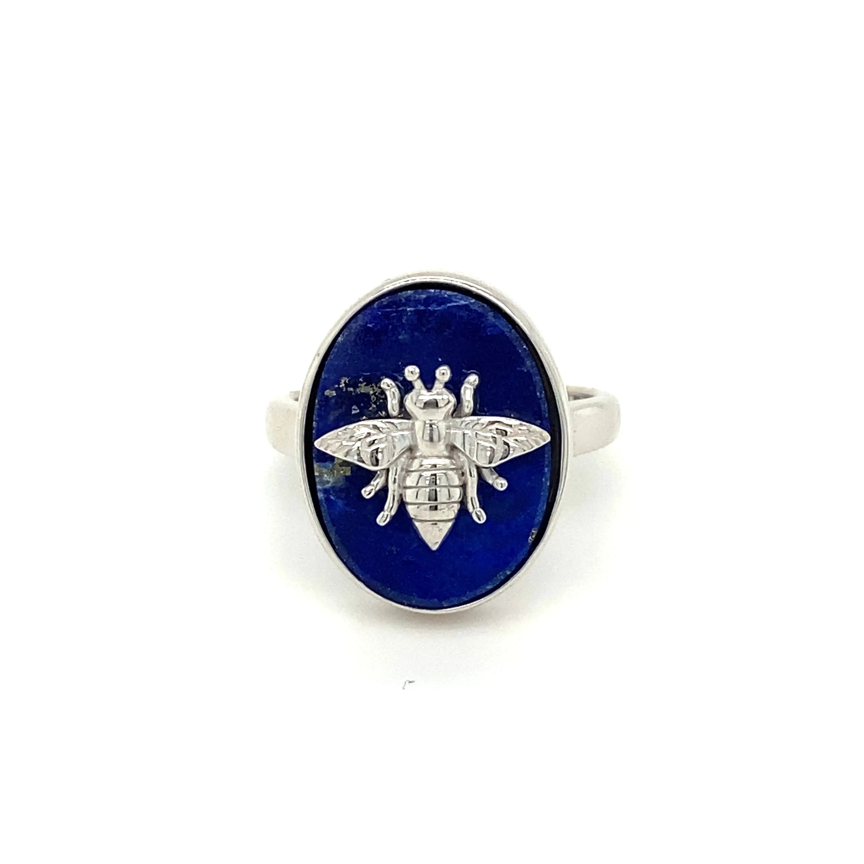 Bee Motif Gemstone Ring