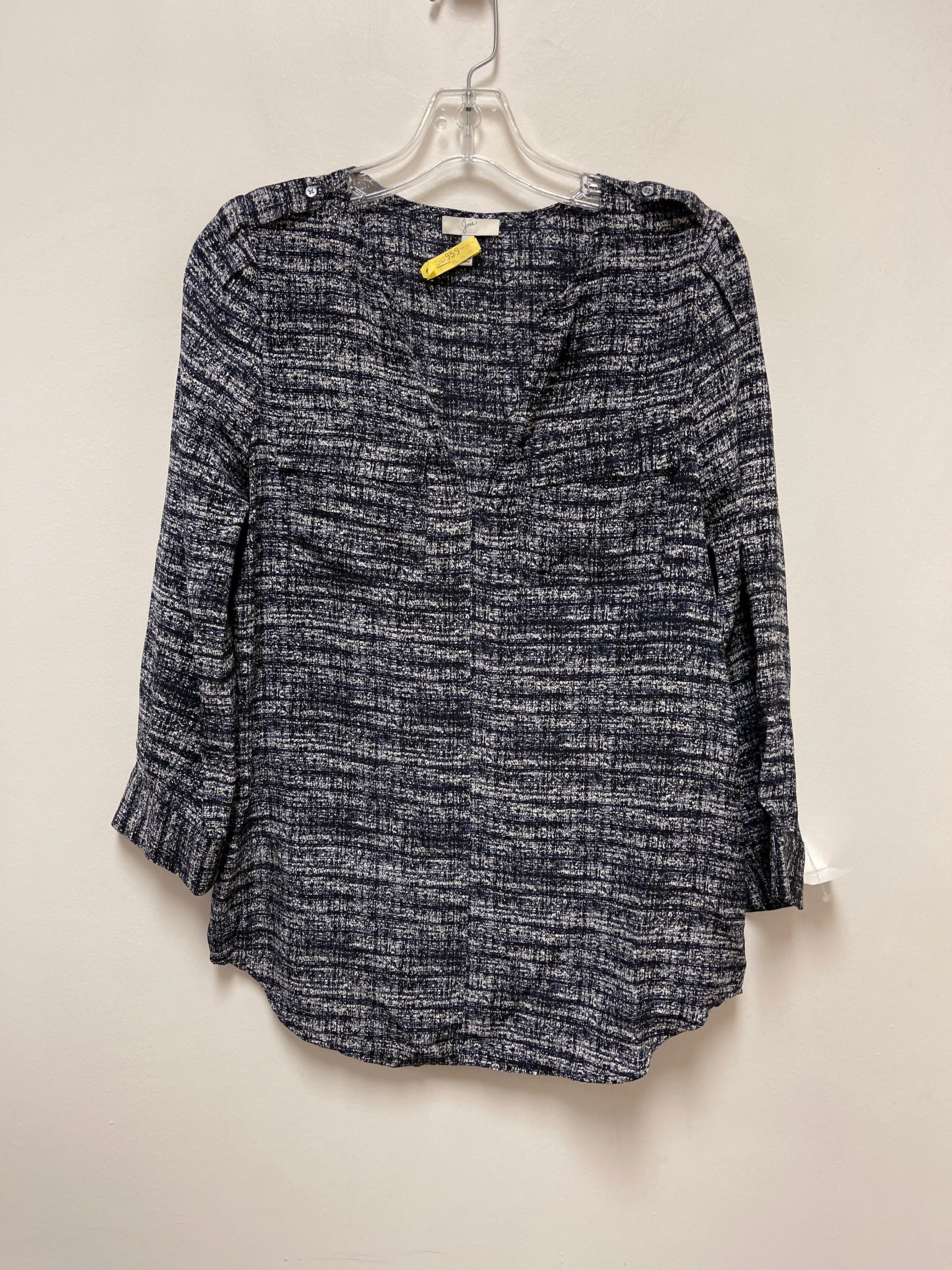 Black Blouse Long Sleeve Joie, Size Xs