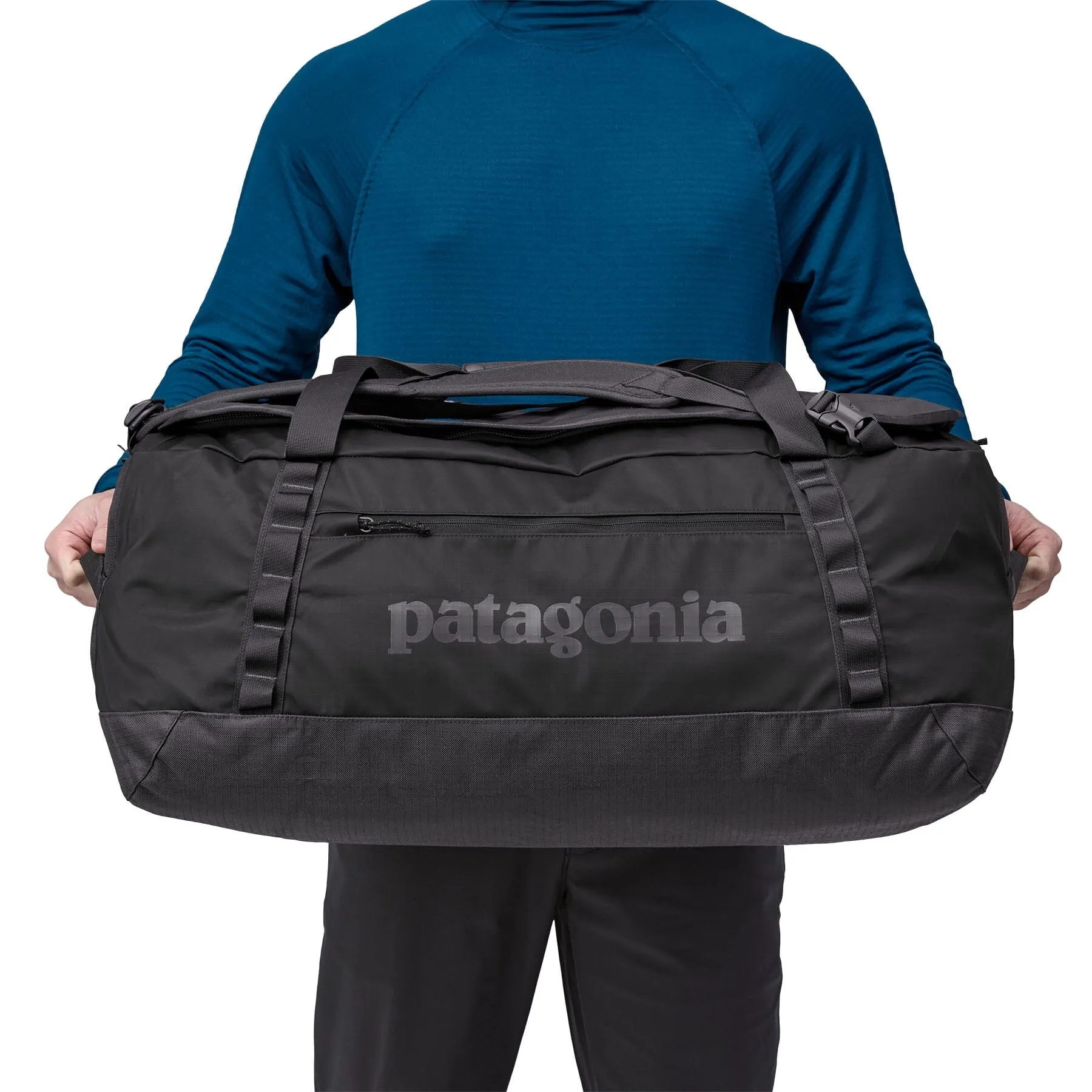 Black Hole Duffel 70L - 100% postconsumer recycled polyester