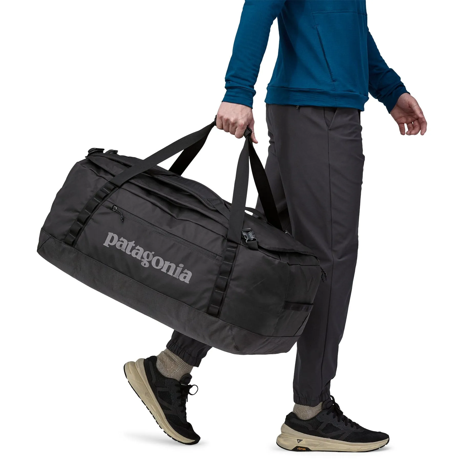 Black Hole Duffel 70L - 100% postconsumer recycled polyester