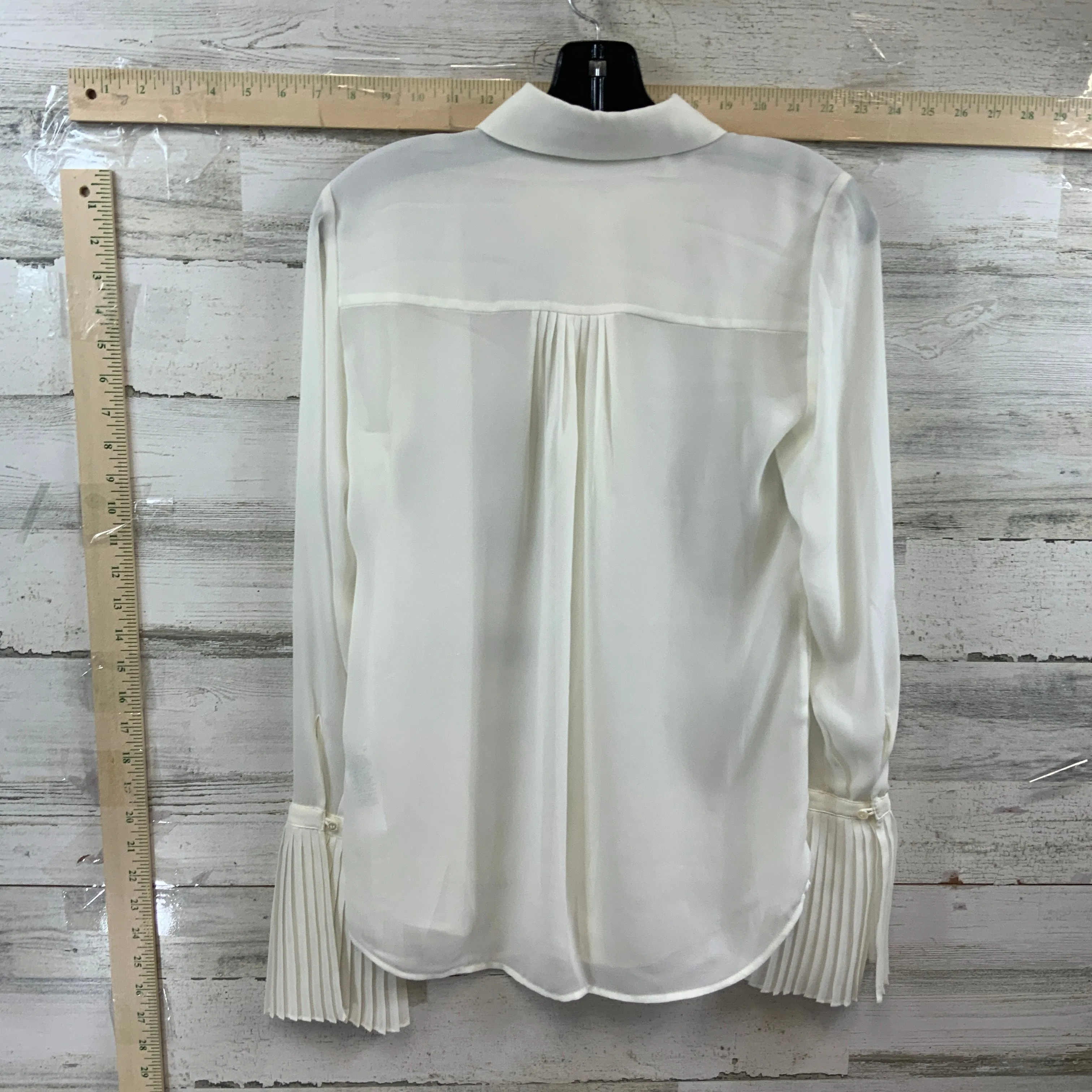 Blouse Long Sleeve By Frame  Size: Xs