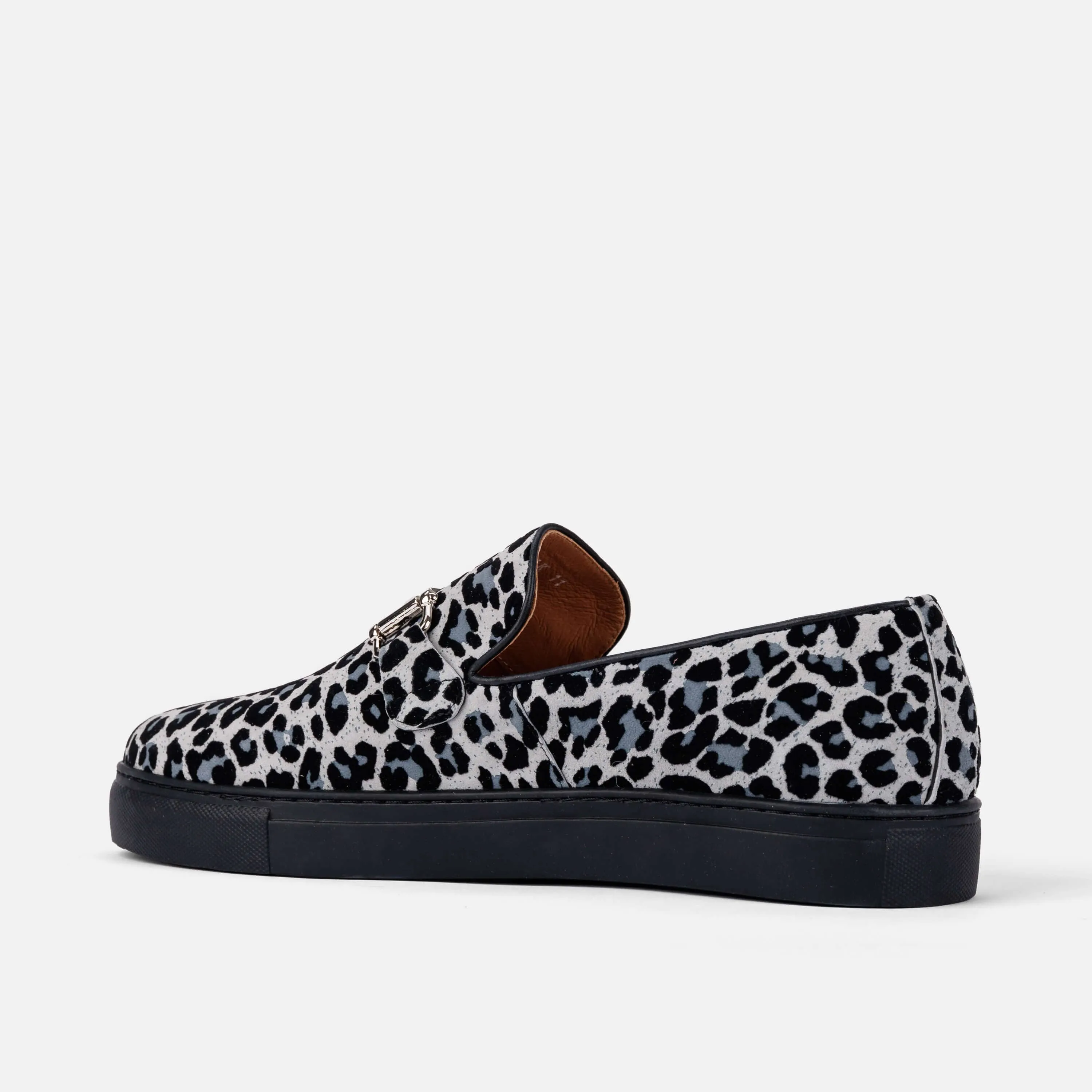 Boardwalk Leopard Suede Horse-Bit Sneakers