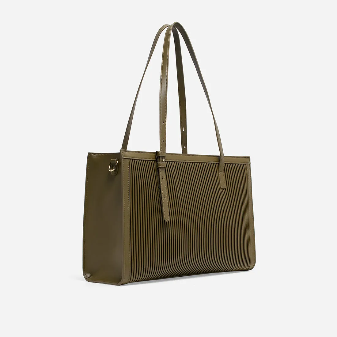 Brie Pleated Tote Bag