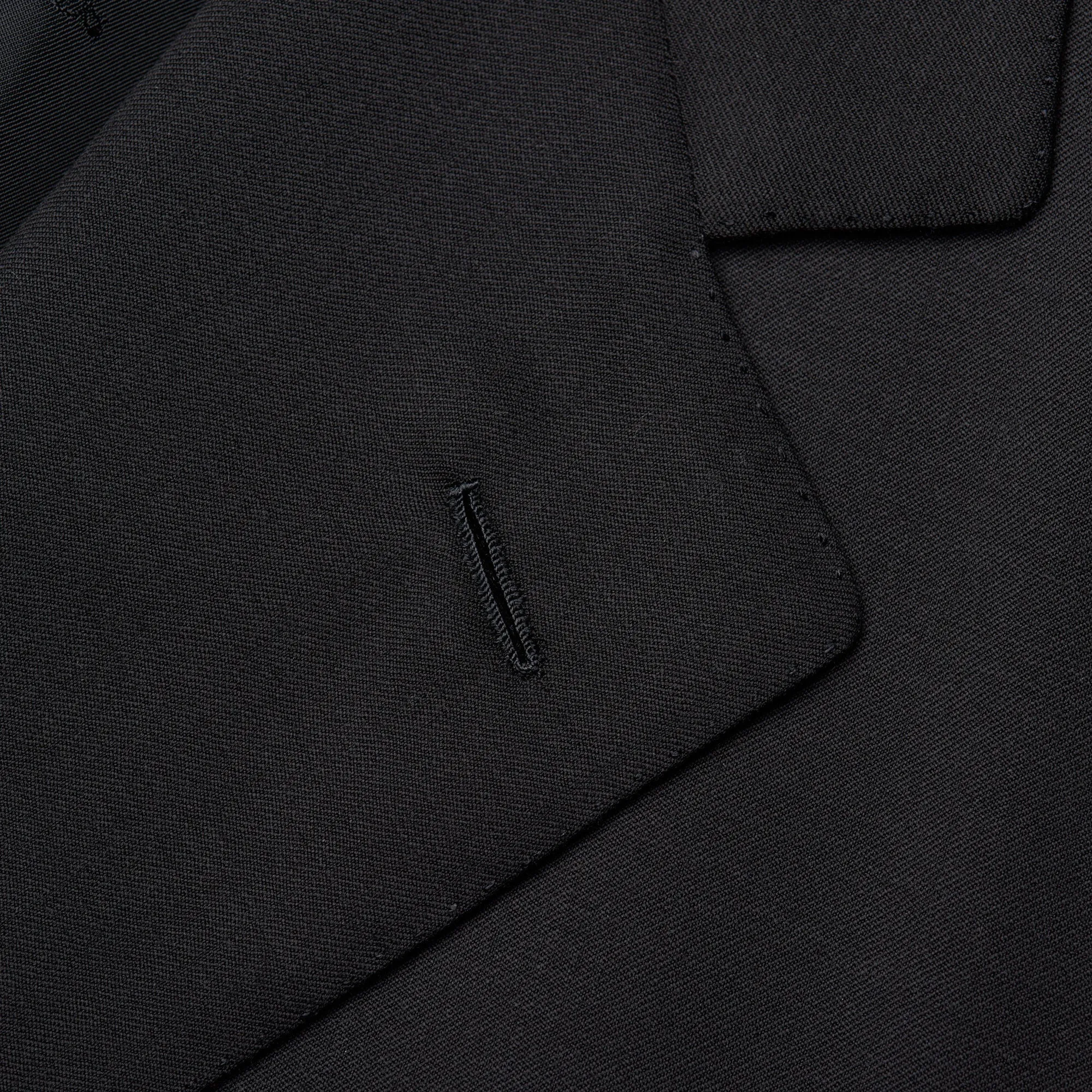 BRIONI "CATONE" Handmade Black Luxury Wool Suit EU 60 NEW US 50