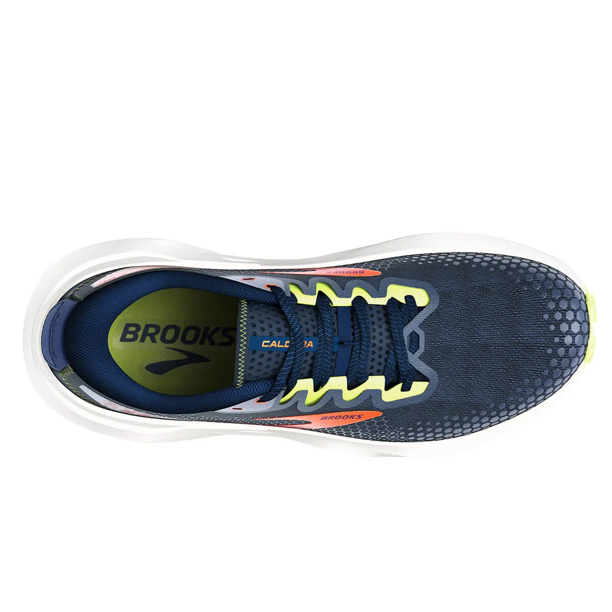 Brooks Caldera 6 Mens | Navy/firecracker/sharp Green