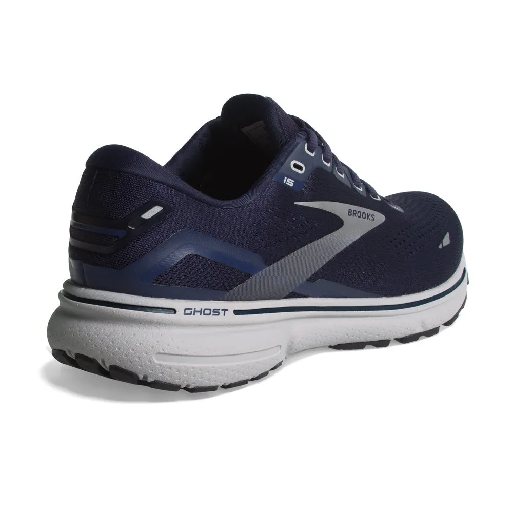 Brooks Ghost 15 (D Width) - Peacoat/Silver/White (Mens)