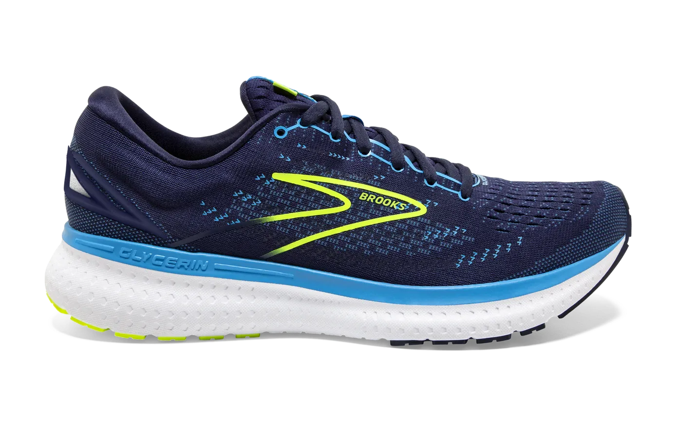 Brooks Glycerin 19 Mens Running Shoe Navy/Blue/Nightlife