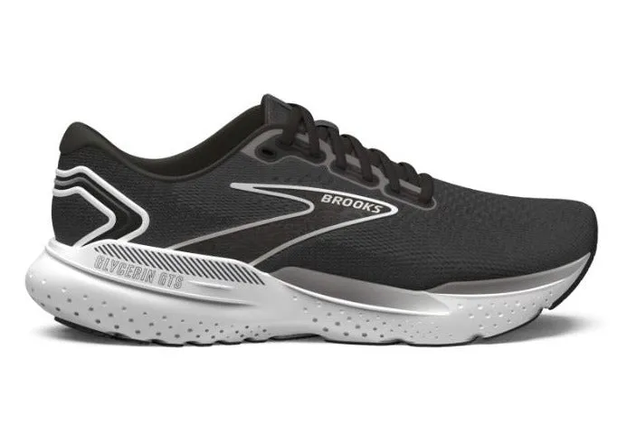 Brooks Glycerin GTS 21 (D Width) - Black/ White (Mens)