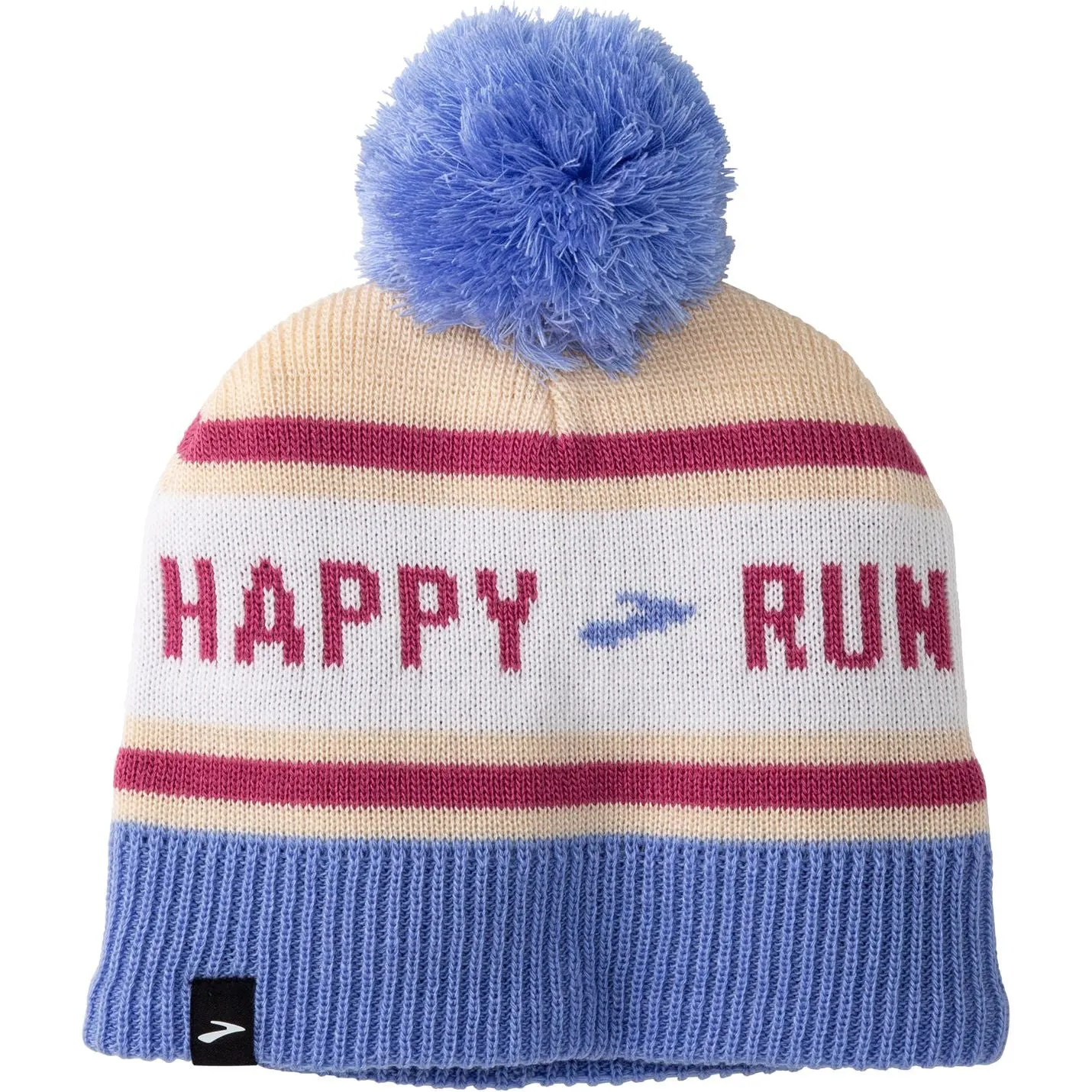 Brooks Heritage Pom Running Beanie - Blue