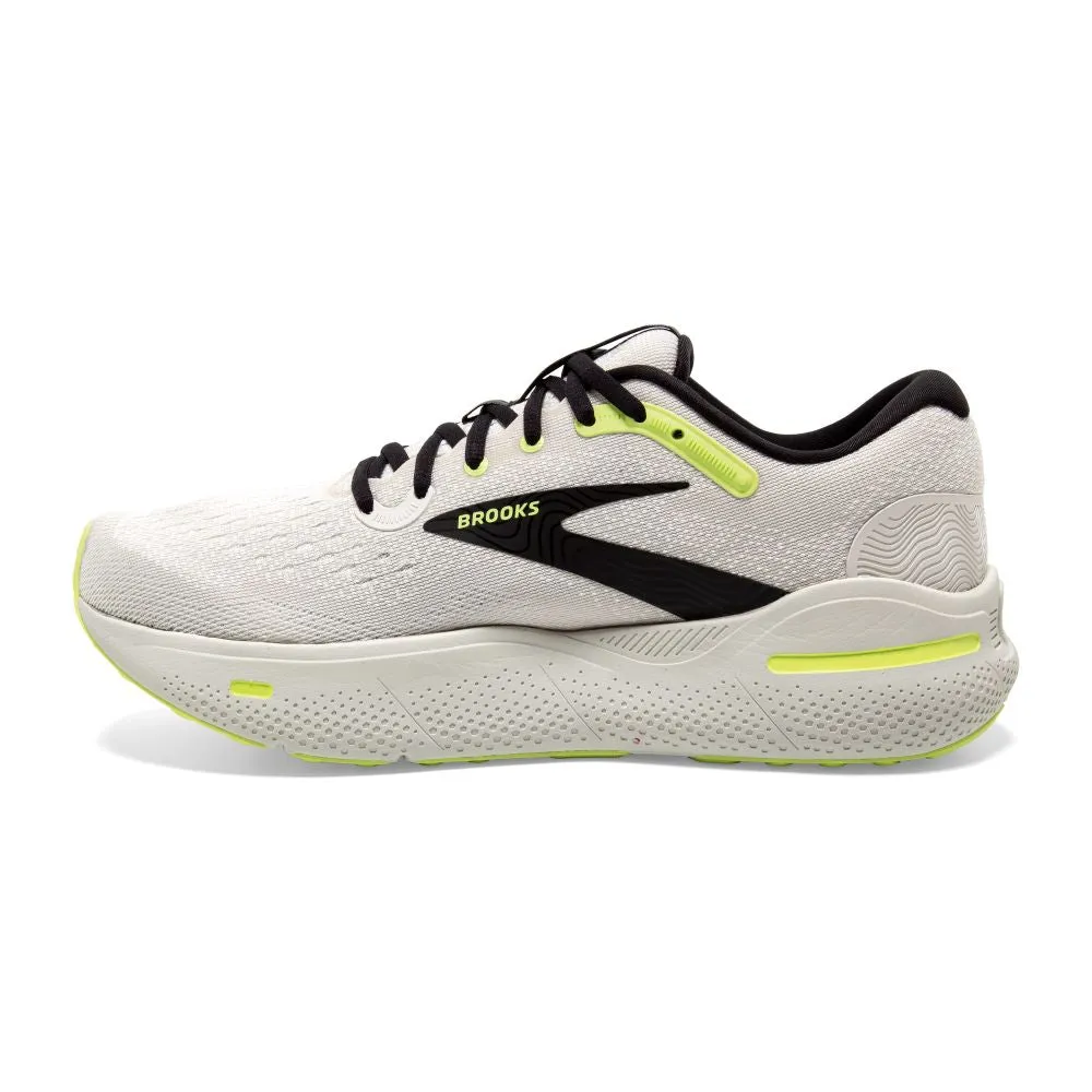 'Brooks' Men's Ghost Max - Grey / Black / Sharp Green