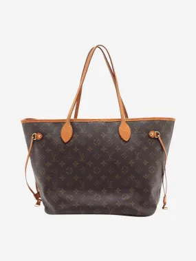 Brown 2007 Neverfull monogram MM tote bag