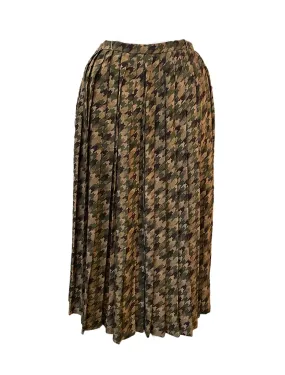 Camouflage Silk Skirt