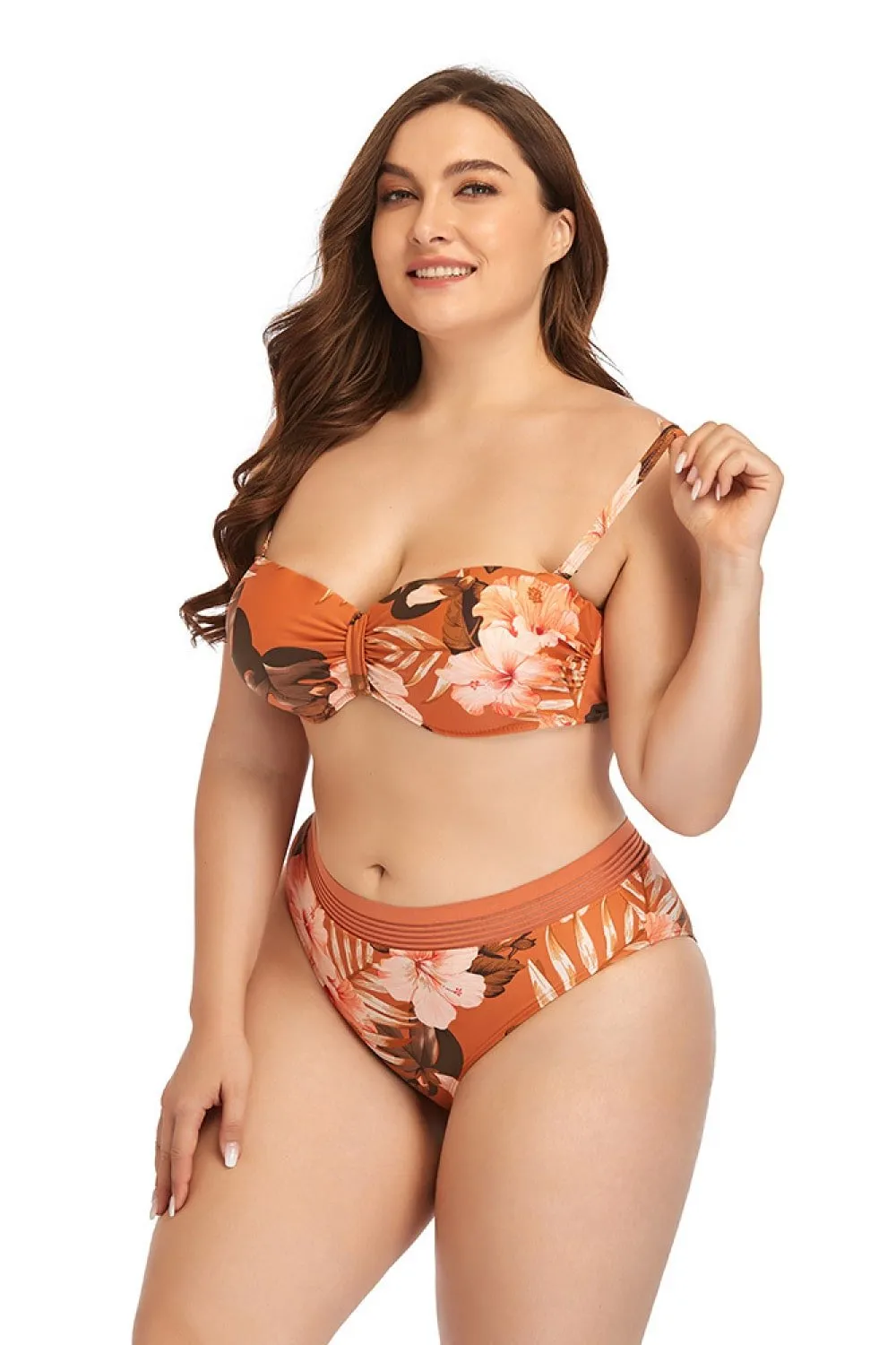 Candace Floral Tie-Back Two-Piece Bikini Set