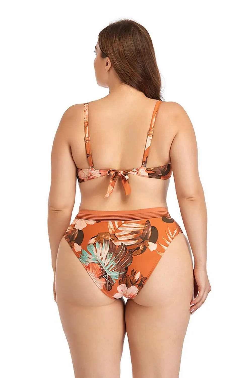 Candace Floral Tie-Back Two-Piece Bikini Set