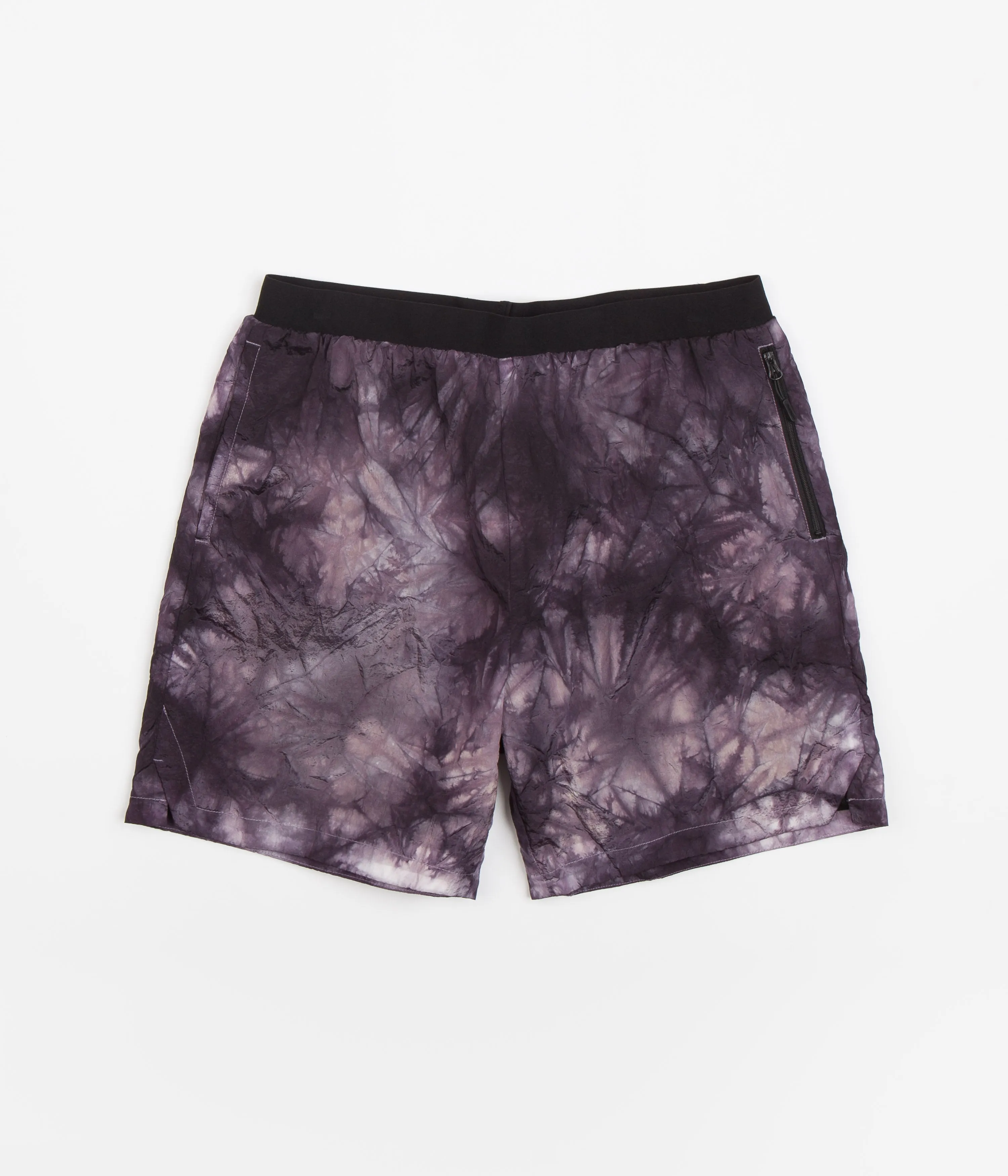 Carrier Goods Tie Dye Trail Runner Shorts - Purple