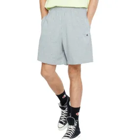 CHAMPION MEN'S C LOGO JERSEY GREY SHORTS