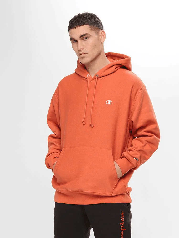 Champion Reverse Weave Hood - Ambitious Orange