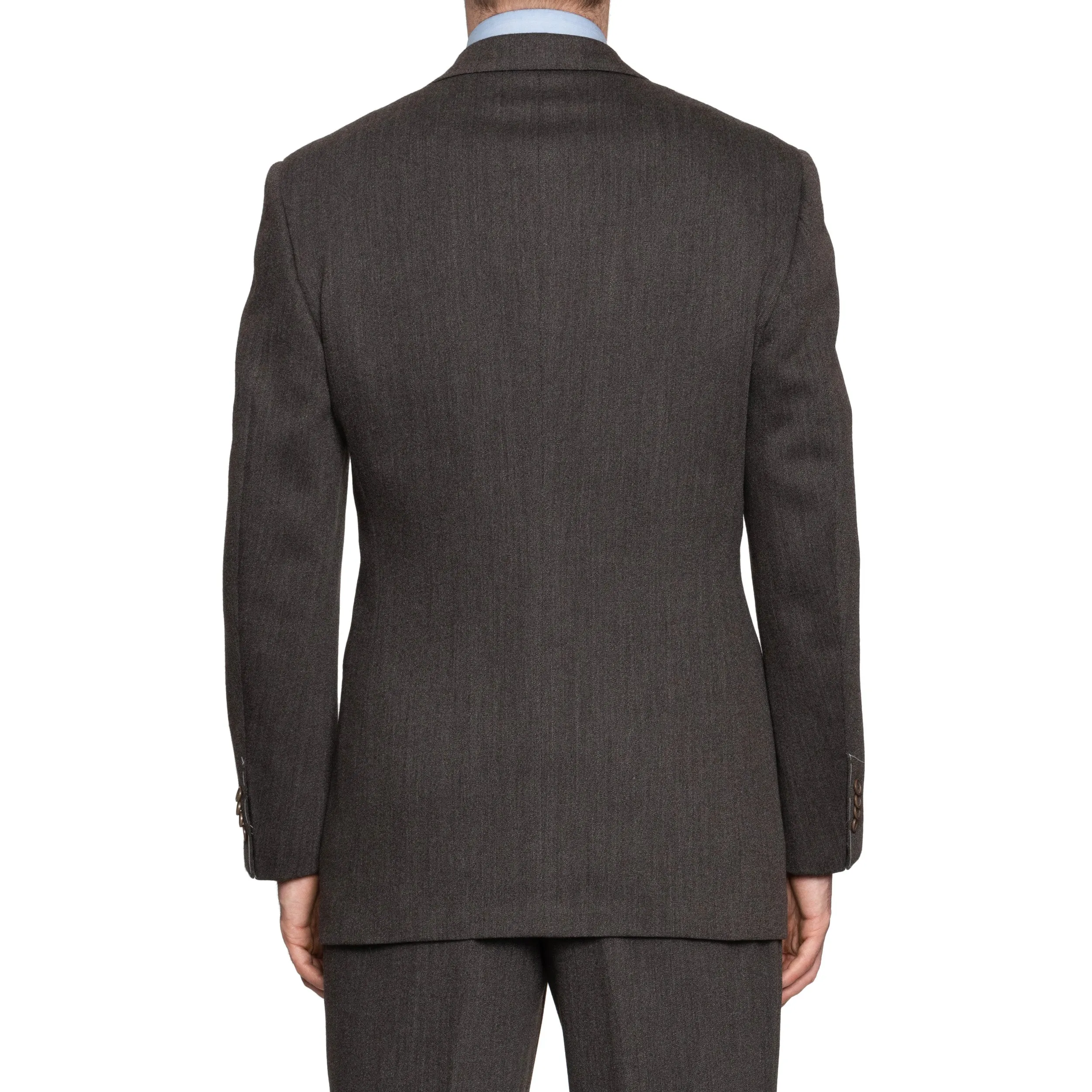 CORSOCHIARO by CASTANGIA Dark Brown Wool Suit EU 50 NEW US 40