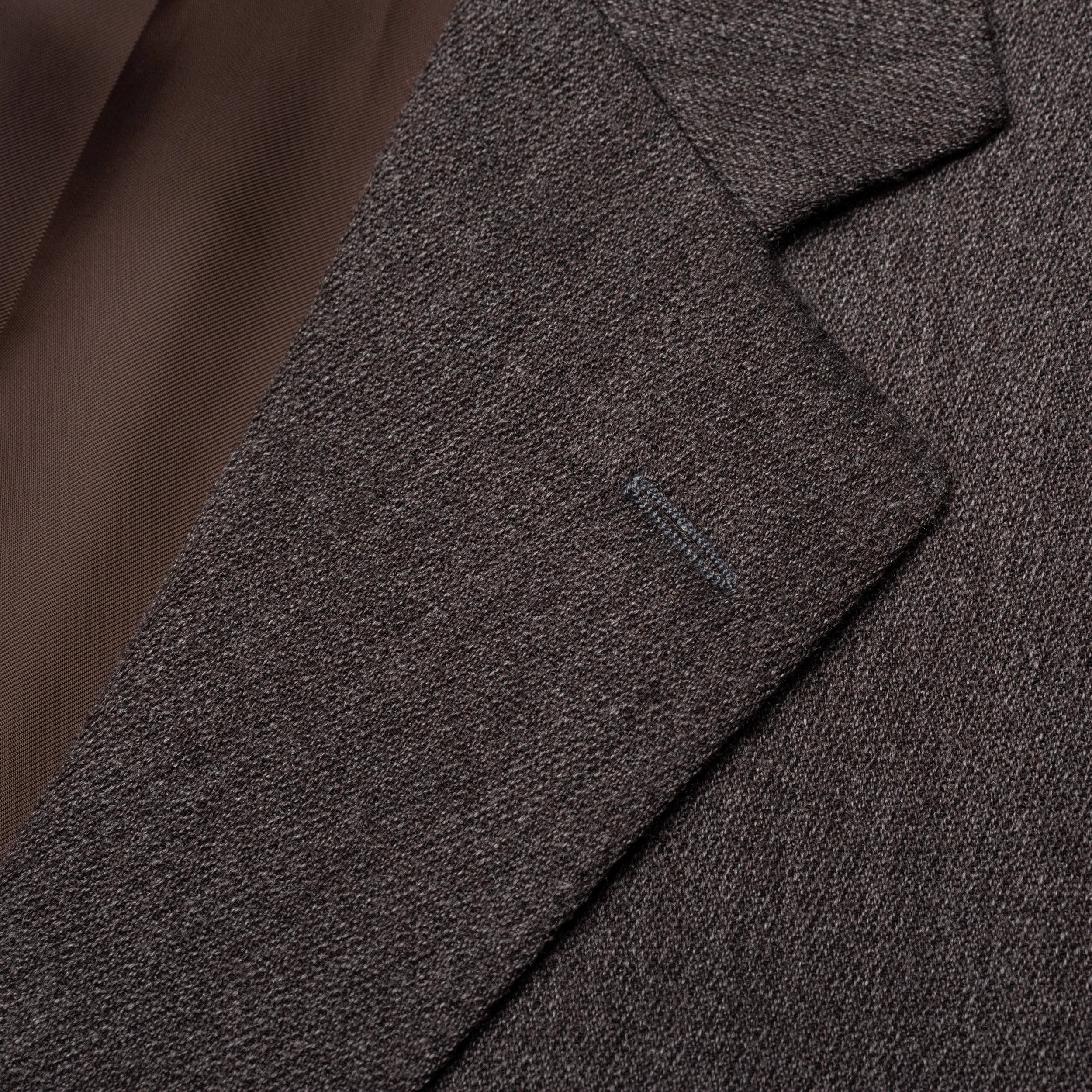 CORSOCHIARO by CASTANGIA Dark Brown Wool Suit EU 50 NEW US 40