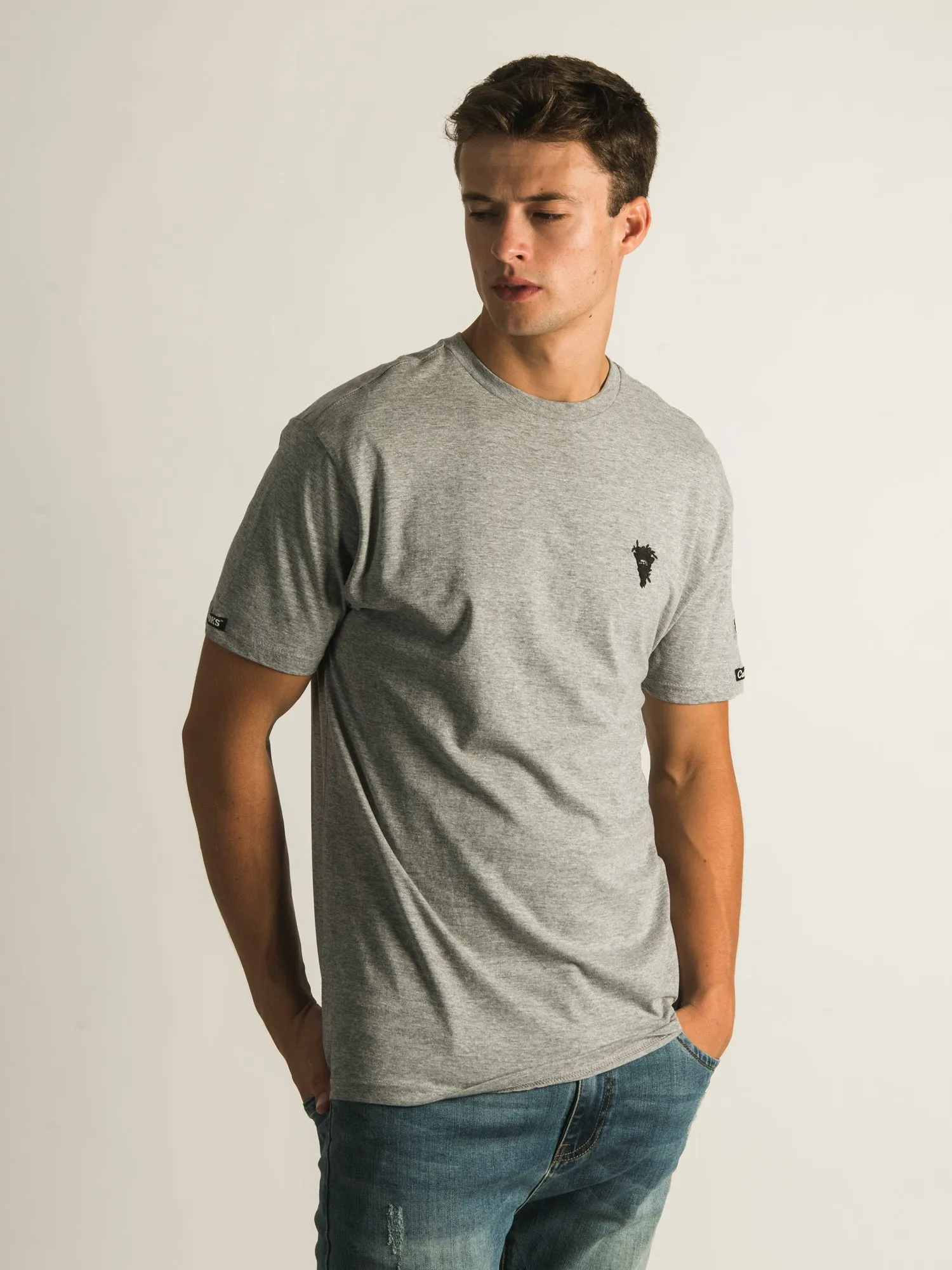 CROOKS & CASTLES CORE ESSENTIALS EMBROIDERED T-SHIRT