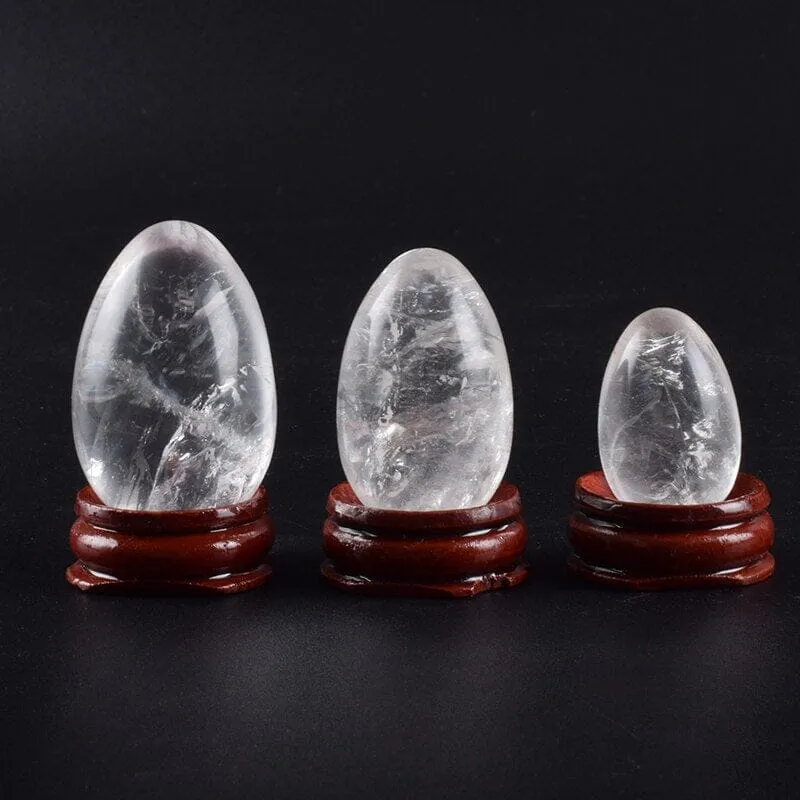 Crystal Stone Quartz Kegel Exercise Yoni Eggs Set