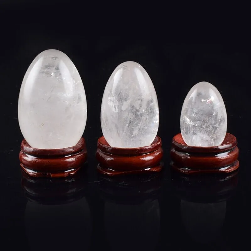 Crystal Stone Quartz Kegel Exercise Yoni Eggs Set