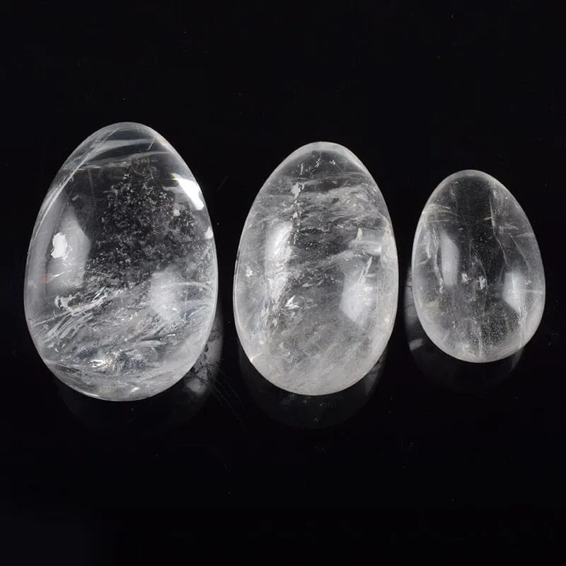 Crystal Stone Quartz Kegel Exercise Yoni Eggs Set