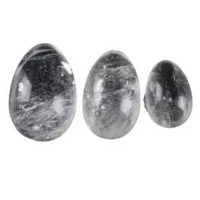 Crystal Stone Quartz Kegel Exercise Yoni Eggs Set