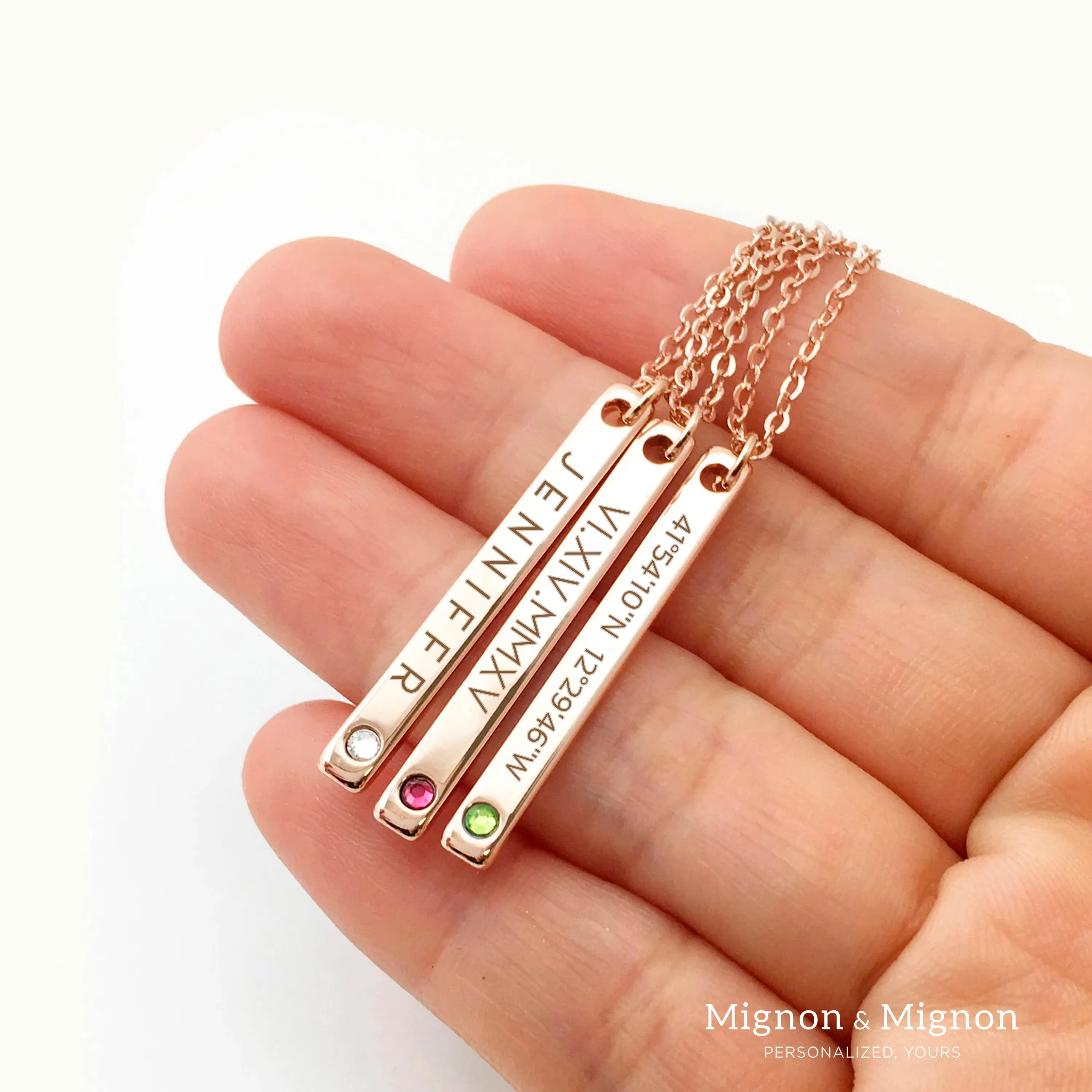 Dainty Birthstone Necklace