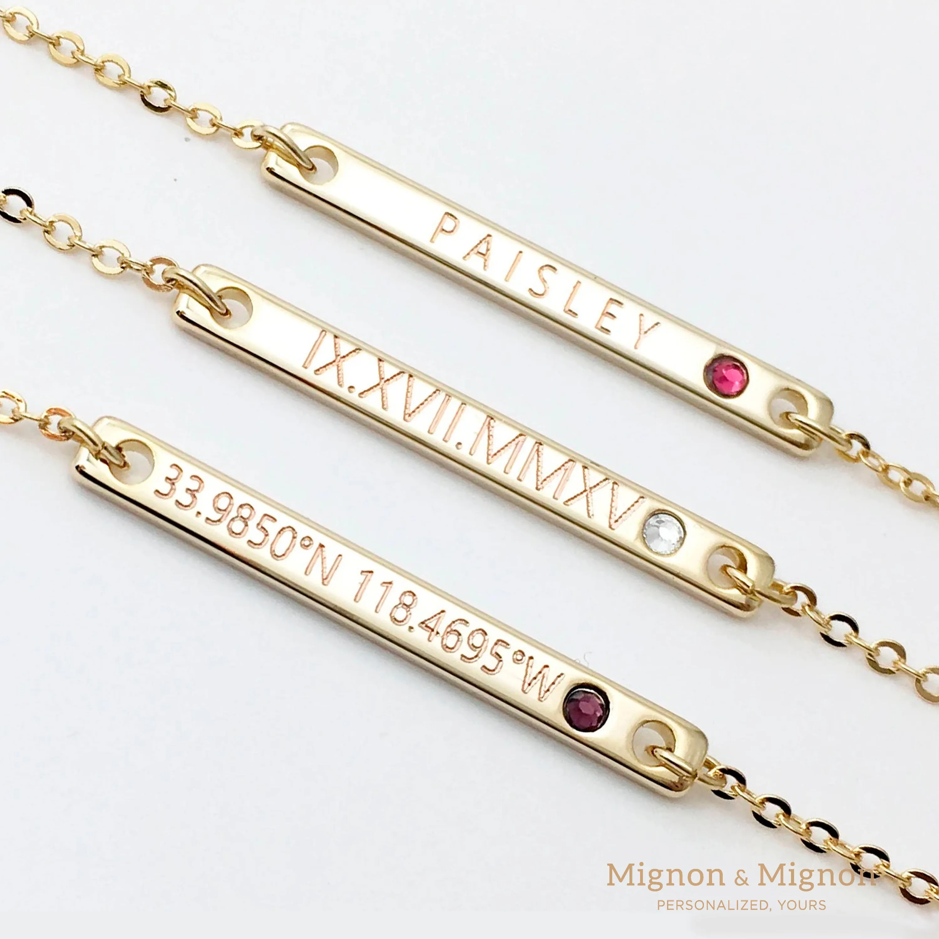 Dainty Birthstone Necklace