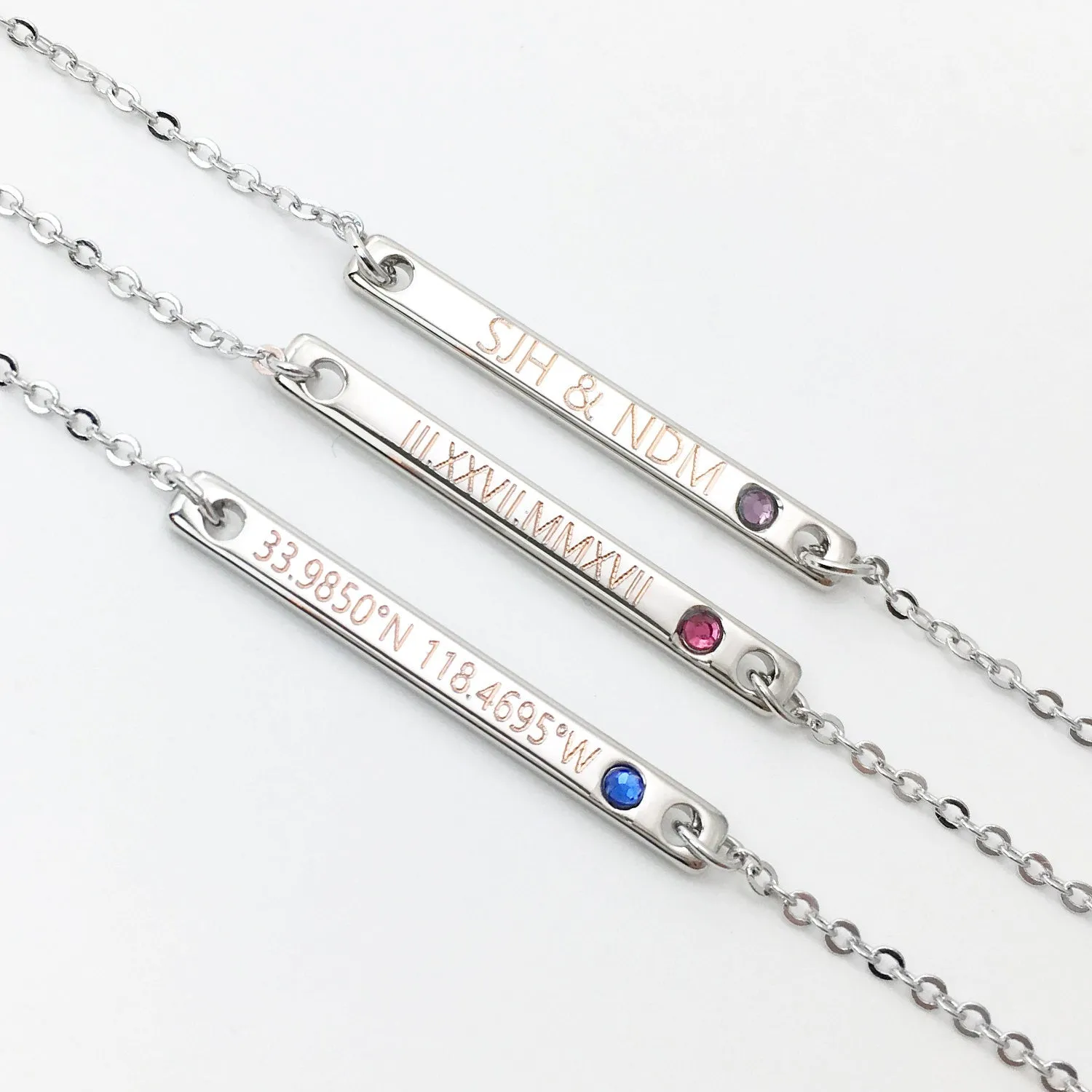 Dainty Birthstone Necklace