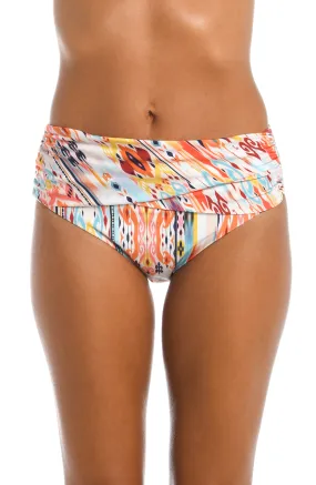 Desert Dream Mid-Waist Sash Band Bottom - FINAL SALE