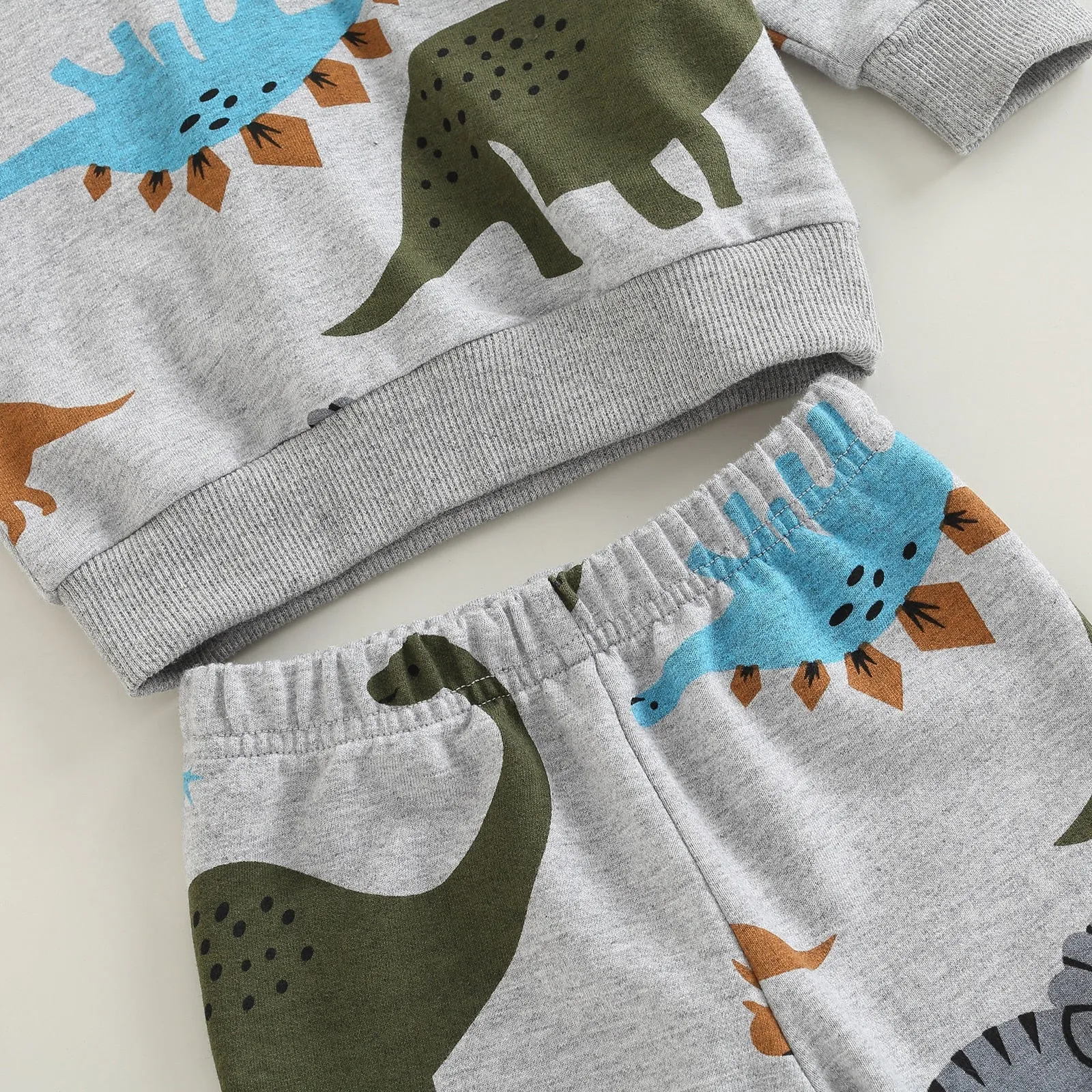 DINOSAUR Gray Hoody Outfit