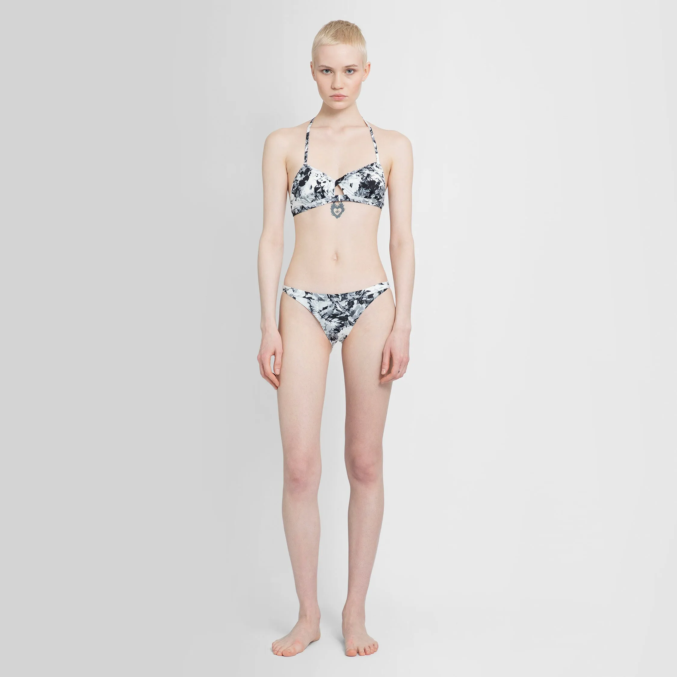 DRIES VAN NOTEN WOMAN BLACK&WHITE SWIMWEAR