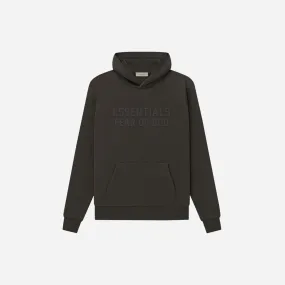 FEAR OF GOD ESSENTIALS HOODIE SS23 - OFF-BLACK