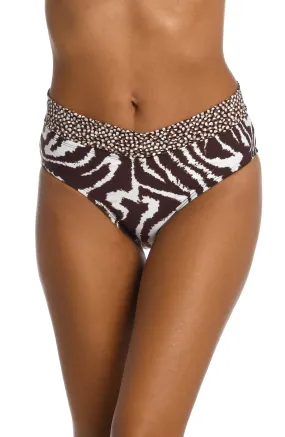 Fierce Lines Crossover High-Waist Bottom - FINAL SALE