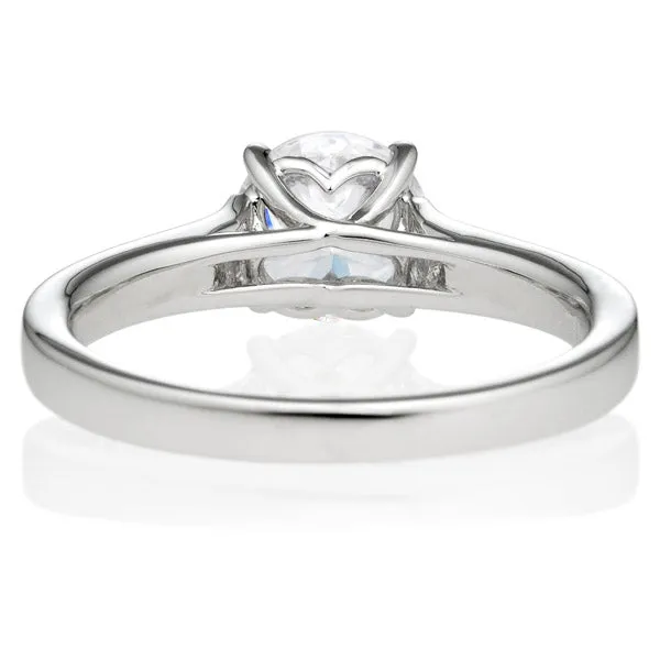 Four Prong Round Brilliant Engagement Ring [Setting Only] - EC020