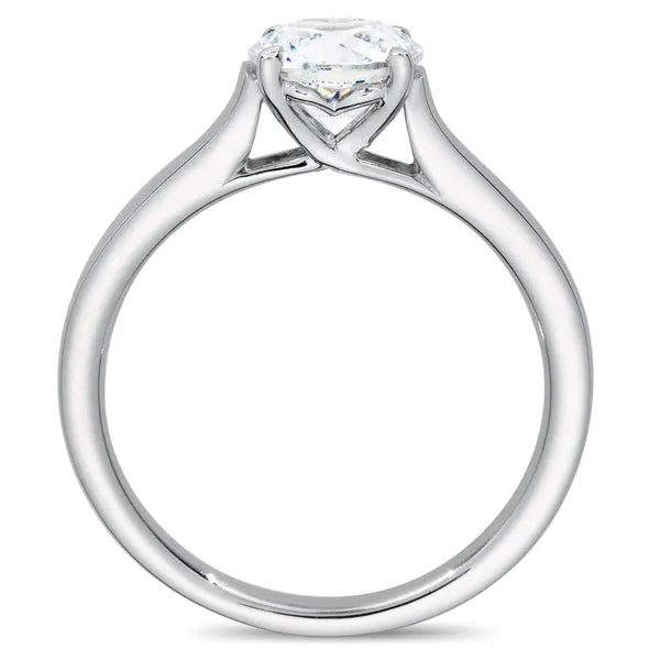 Four Prong Round Brilliant Engagement Ring [Setting Only] - EC020